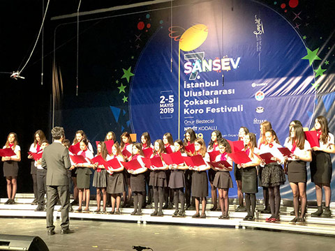 7. Sansev Uluslararası Çoksesli Korolar Festivali'nde Okan Başarısı 