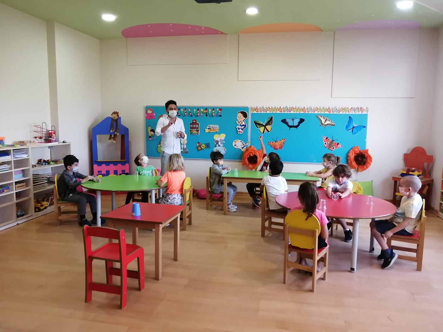 Anaokulu Öğrencilerimizin Yüz Yüze ve Online Eğitim Süreci