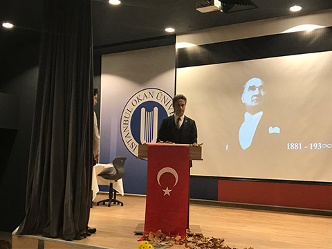 10 Kasım Atatürk'ü Anma Törenimizde Atamızı Saygı ve Özlemle Andık 