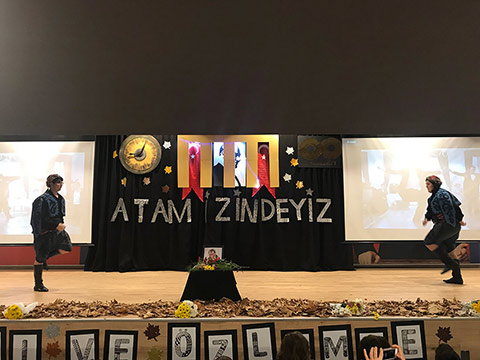 10 Kasım Atatürk'ü Anma Törenimizde Atamızı Saygı ve Özlemle Andık