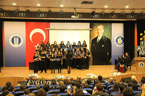 10 Kasım Atatürk'ü Anma Törenimizde Atamızı Saygı ve Özlemle Andık