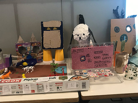 Ataşehir Kampüsü 5.Sınıf Öğrencilerimiz Atık Malzemelerden Yeni Tasarımlar Yaptılar 