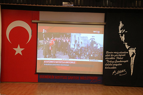 Cumhuriyetimizin Kurucusu Ulu Önder Mustafa Kemal Atatürk’ün ebediyete intikalinin 79.yılında Atamızı saygı ve özlemle andık. 