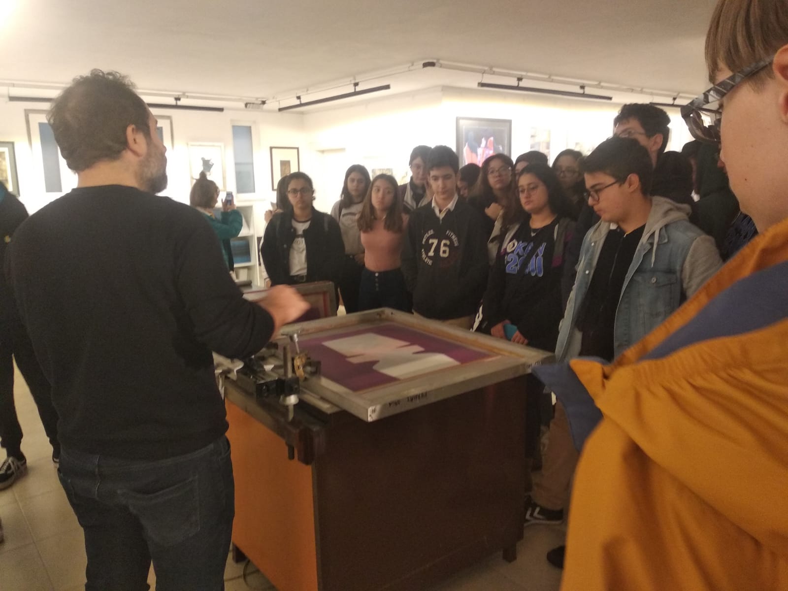 Hazırlık Sınıfı Öğrencilerimiz ile İstanbul Grafik Sanatlar Müzesini Ziyaret Ettik 