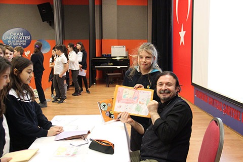 Karikatürist Hicabi Demirci ile Görsel Okuma ve Yorumlama Çalışması Yaptık