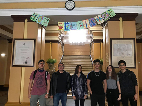 Lise Öğrencilerimiz Avrupa Okul Ağı Öğrenci Değişim Programına Katıldı