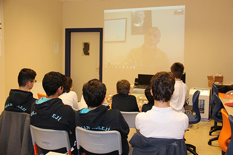Öğrencilerimiz Video Konferans ile “MARSKÖY” Yaşam Alanı Önerilerini Aldılar 