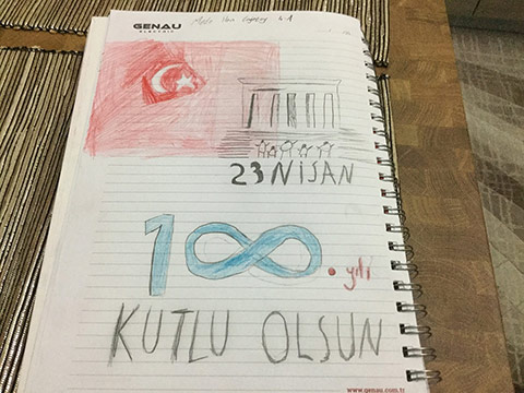 Öğrencilerimizin Dijital 23 Nisan Sergisi 