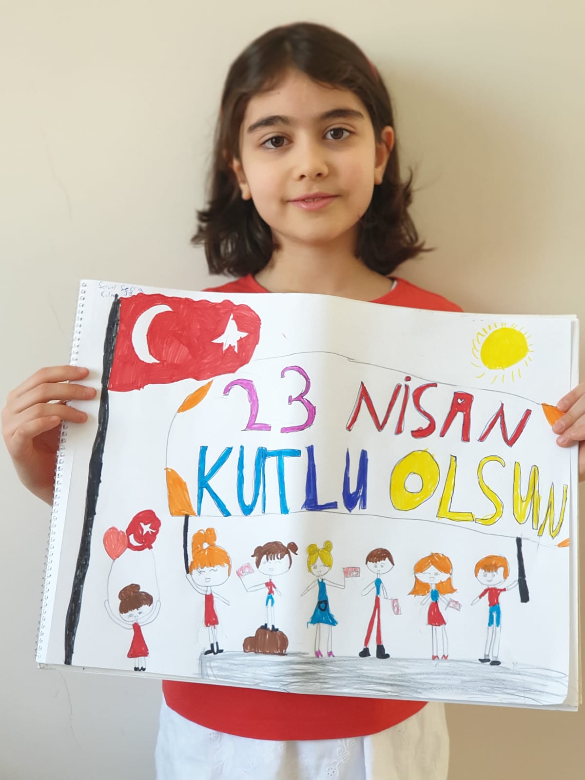 Öğrencilerimizin Dijital 23 Nisan Sergisi 