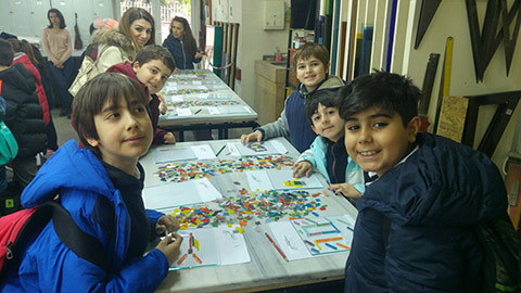 Okan Koleji 4.Sınıf Öğrencilerinin Beykoz Cam Ocağı Ziyareti