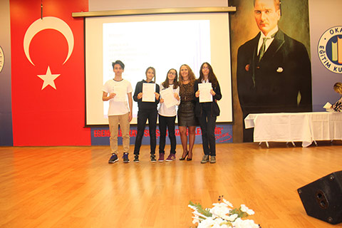 Okan Koleji Tuzla Kampüsü Öğrencilerimiz "CAMBRIDGE ESOL Sınavları"nın Başarı Sertifikalarını Aldılar.