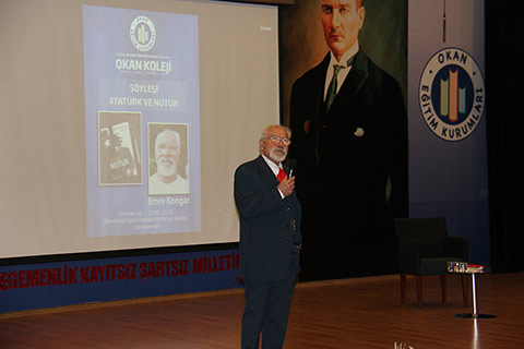 Okan Koleji Tuzla Kampüsü Öğrencilerimizle Yazar Prof. Dr. Emre Kongar’la Söyleşi Gerçekleştirdik.