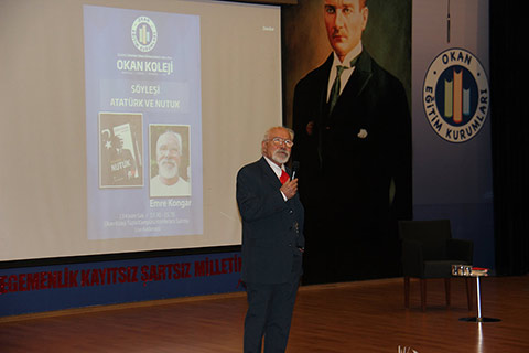 Okan Koleji Tuzla Kampüsü Öğrencilerimizle Yazar Prof. Dr. Emre Kongar’la Söyleşi Gerçekleştirdik. 