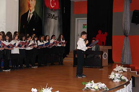 Okan Koleji'nde 18 Mart Çanakkale Şehitlerini Anma Ve Çanakkale Zaferi Töreni 