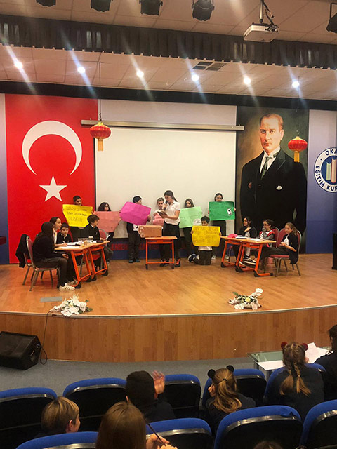 Ortaokul Münazara Etkinliğini Gerçekleştirdik
