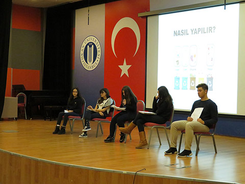 Tuzla 10. Sınıf Öğrencilerimiz Serbest Kürsü'de "Atıklar" Konusunu İşledi