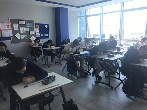 Uluslararası Kanguru Matematik Sınavını Yaptık