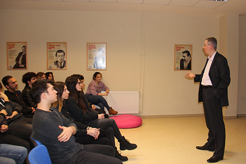 Yazar Barış Müstecaplıoğlu ile Lise Öğrencilerimiz Buluştu