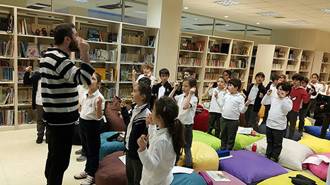 YAZAR EMRE ŞİMŞEK İLE “PİBALU GEZEGENİNE YOLCULUK” ÜZERİNE ATÖLYE ÇALIŞMASI GERÇEKLEŞTİRDİK…