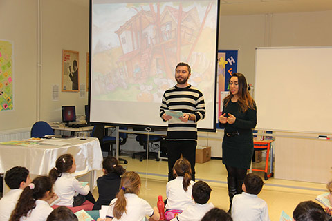 YAZAR EMRE ŞİMŞEK İLE “PİBALU GEZEGENİNE YOLCULUK” ÜZERİNE ATÖLYE ÇALIŞMASI GERÇEKLEŞTİRDİK…