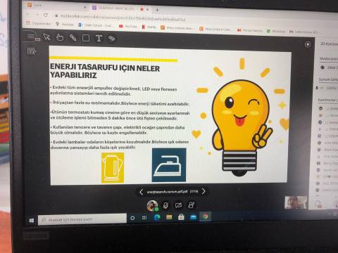 Ben Bir Enerji Dedektifiyim Proje Çalışması 