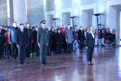 Anıtkabir Resmi Töreninde Atamızın Manevi Huzurundaydık