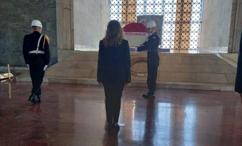 Anıtkabir Resmi Töreninde  Atamızın Manevi Huzurundaydık 