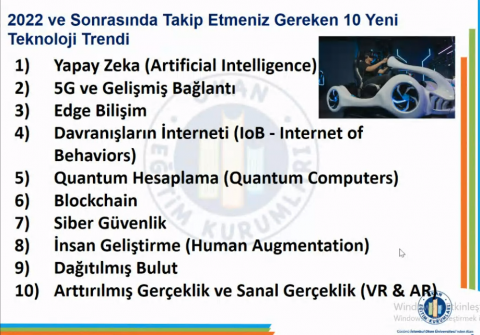 Öğrencilerimiz Bilim Ve Teknoloji Haftasında Teknoloji Trendlerini Öğrendiler 