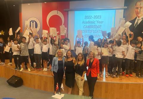 Öğrencilerimiz CAMBRIDGE Esol Sınavı Sertifikalarını Aldılar
