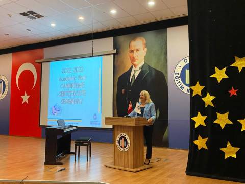 Öğrencilerimiz CAMBRIDGE Esol Sınavı Sertifikalarını Aldılar