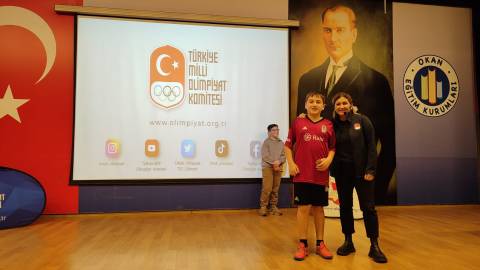 “Spor Kültürü ve Olimpik Eğitim Projesi” Sunumu ile Olimpiyat Tarihini Öğrendik