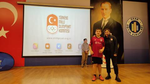  “Spor Kültürü ve Olimpik Eğitim Projesi” Sunumu ile Olimpiyat Tarihini Öğrendik  