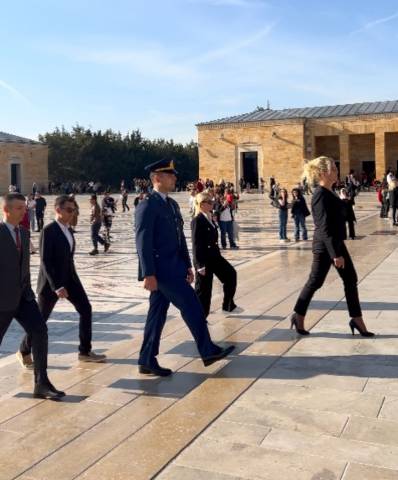 100.Yılda Anıtkabir’de Ata’mızın Manevi Huzurundaydık