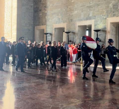 100.Yılda Anıtkabir’de Ata’mızın Manevi Huzurundaydık  