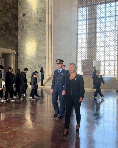 100.Yılda Anıtkabir’de Ata’mızın Manevi Huzurundaydık
