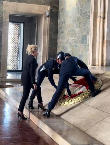 100.Yılda Anıtkabir’de Ata’mızın Manevi Huzurundaydık