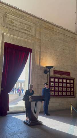 100.Yılda Anıtkabir’de Ata’mızın Manevi Huzurundaydık
