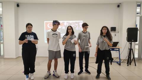 26 Eylül Türk Dil Bayramını Okulumuzda Coşkuyla Kutladık