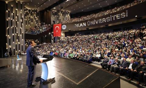Lise Öğrencilerimize İBB Başkanı Ekrem İmamoğlu’ndan İlk Girişimcilik Dersi