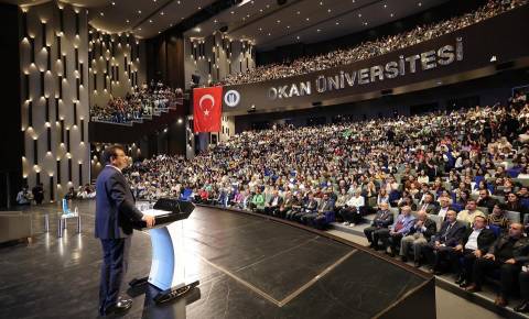 Lise Öğrencilerimize İBB   Başkanı Ekrem İmamoğlu’ndan İlk Girişimcilik Dersi 