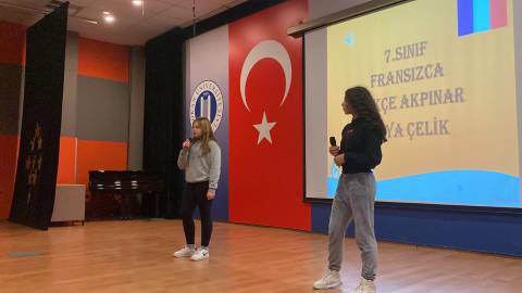 Öğrencilerimiz Okan Dillerinde O Ses Yarışmasına Katıldılar