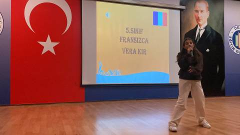 Öğrencilerimiz Okan Dillerinde O Ses Yarışmasına Katıldılar