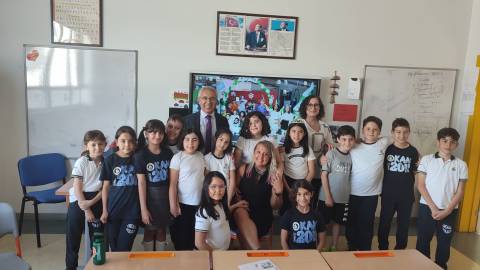ÖĞRENCİLERİMİZİN KARNE SEVİNCİNİ PAYLAŞTIK