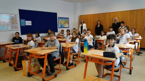 Okan Kolejinde İlk Ders Zili Çaldı