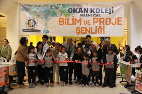 Okan Koleji “12.Geleneksel Bilim ve Proje Şenliğimizde” Laboratuvara Dönüştü 