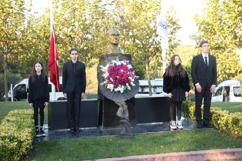 ULU ÖNDER MUSTAFA KEMAL ATATÜRK’Ü ÖLÜMÜNÜN 85. YILINDA SAYGI VE ÖZLEMLE ANDIK