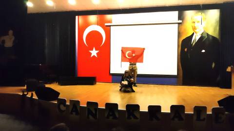  Çanakkale Zaferi'nin 109. Yıldönümünde, Gazi Mustafa Kemal Atatürk'ü, Şehitlerimizi Andık 