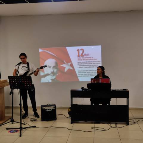 12 Mart İstiklal Marşının Kabulünü Okulumuzda Gururla Kutladık 