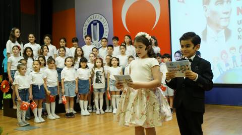 23 Nisan Ulusal Egemenlik ve Çocuk Bayramının 104. Yıldönümünü Coşkuyla Kutladık 
