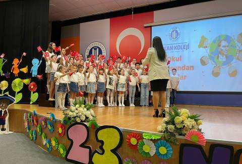 23 Nisan Ulusal Egemenlik ve Çocuk Bayramının 104. Yıldönümünü Coşkuyla Kutladık